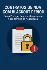 Imagem principal do artigo Contratos de NDA com Blackout Period: Como Proteger Segredos Empresariais Após Término de Negociação